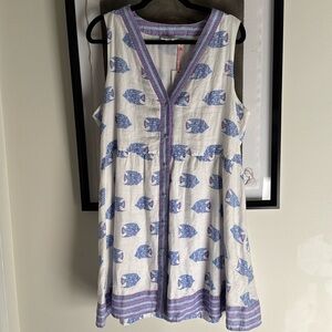 Vineyard Vines Tang Fish Dress NWT
